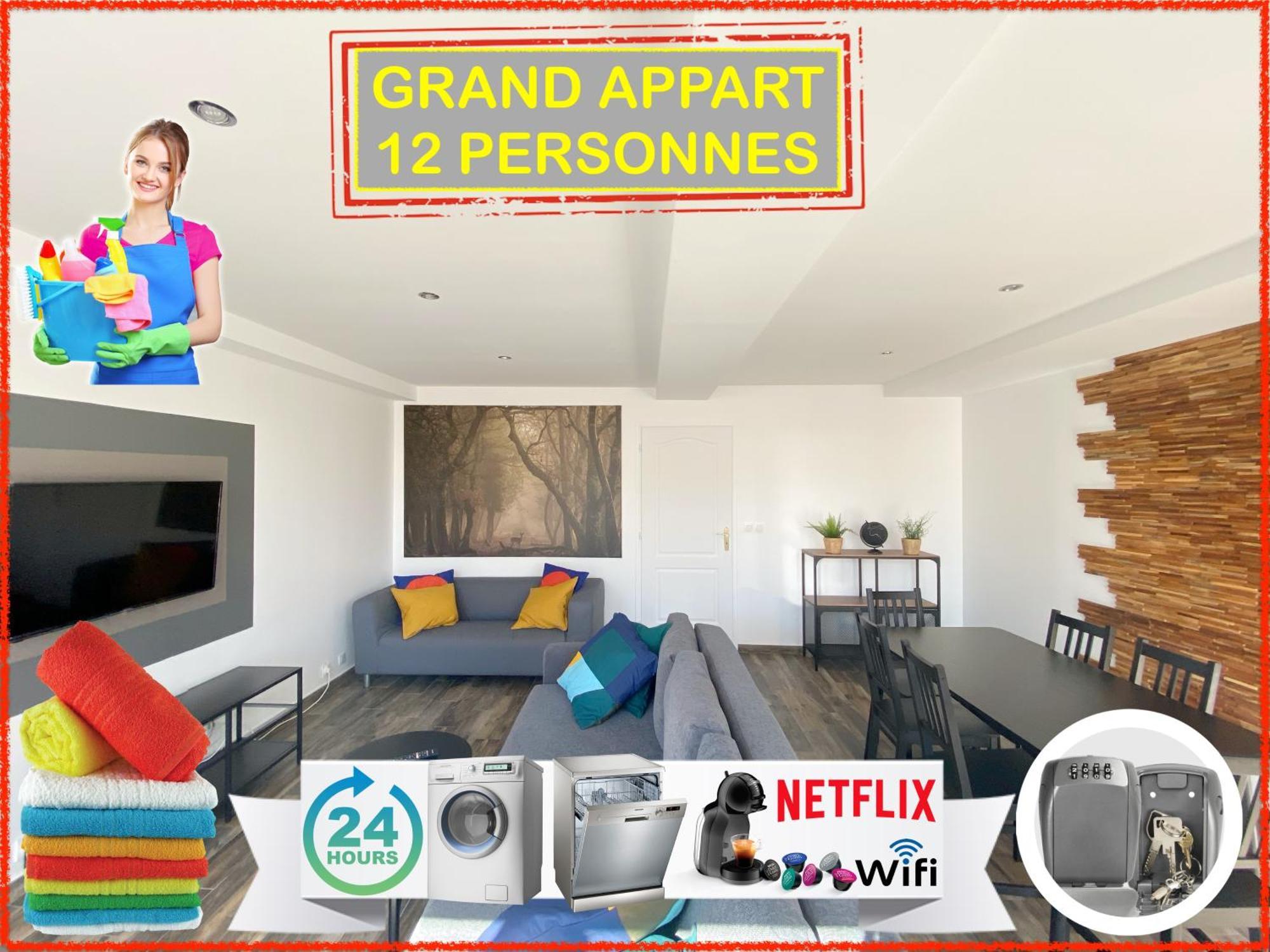 22 Chic & Cosy Grand Appart 92M2 Parking Gratuit Hypercentre Netflix سانت إتيان المظهر الخارجي الصورة