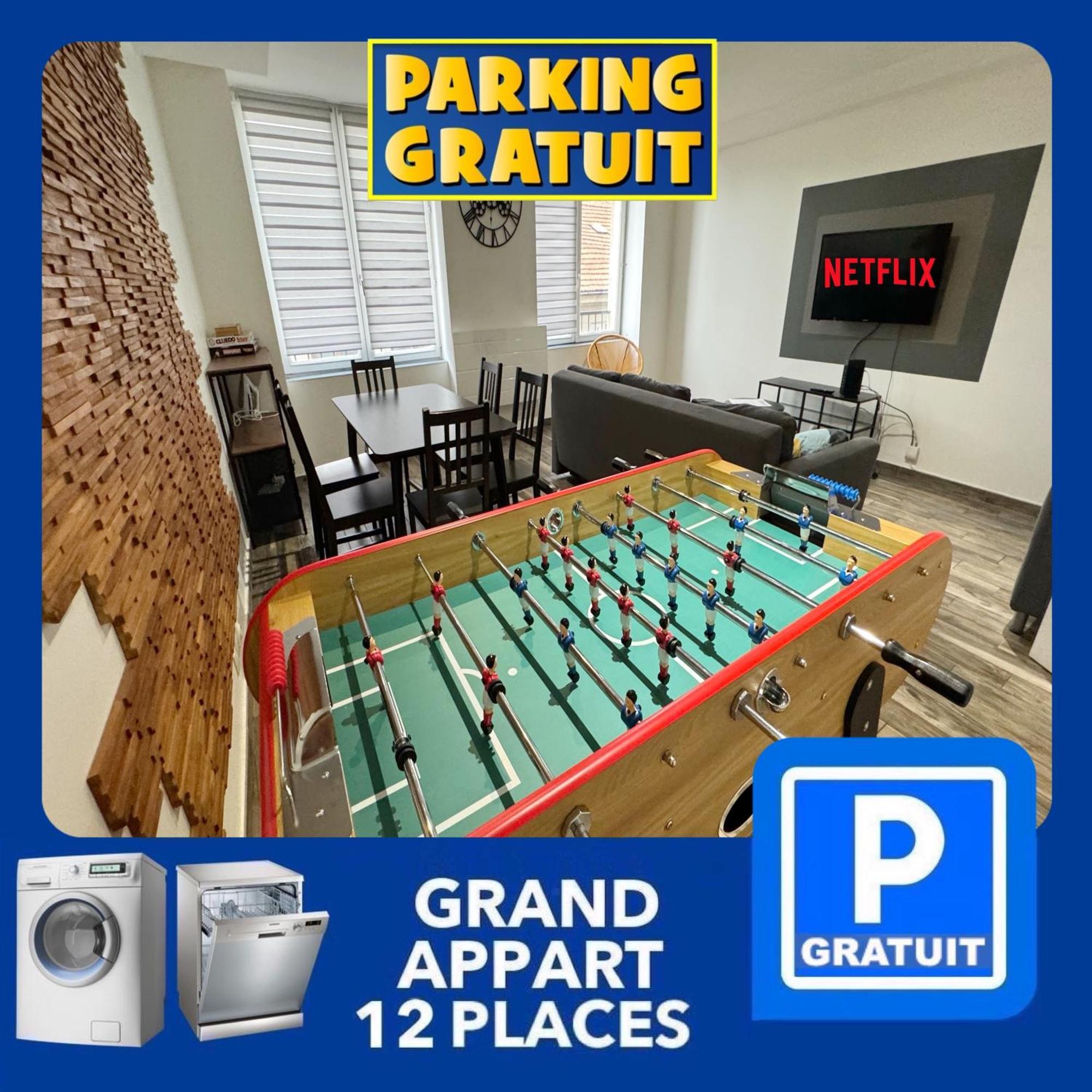 22 Chic & Cosy Grand Appart 92M2 Parking Gratuit Hypercentre Netflix سانت إتيان المظهر الخارجي الصورة